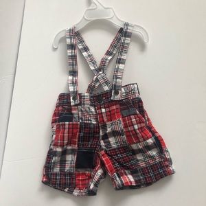 Gymboree madras plaid shorts 6-12 months